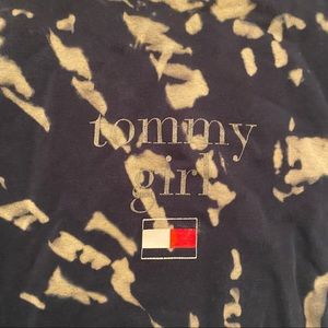 Vintage Tommy Girl Bleached Crewneck XL